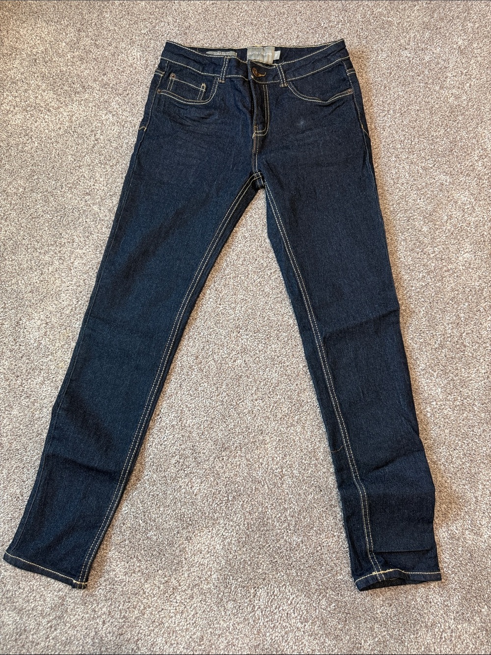 Lucky Brand Dark Indigo Girls Zoe Skinny Jeans